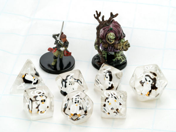 Penguin Infused Dice
