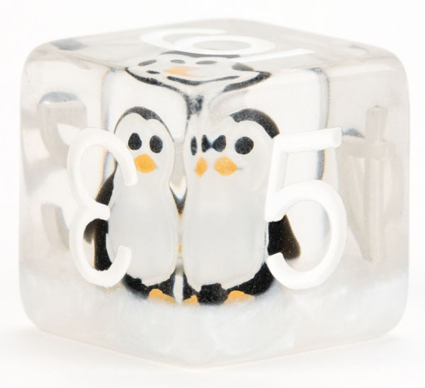 Penguin Infused Dice