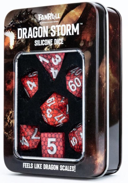 Dragon Storm Silicone Dice Set