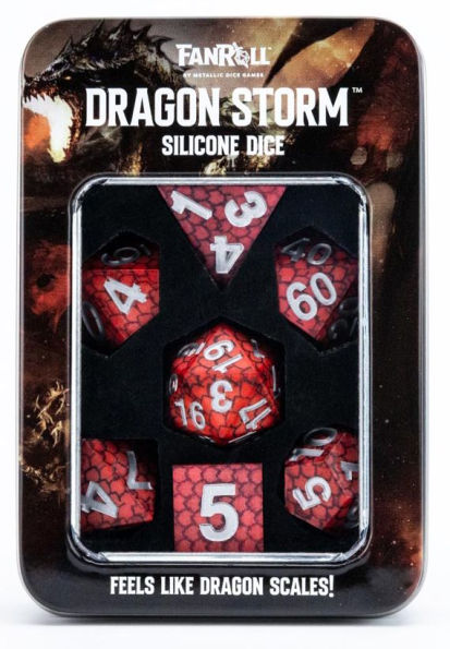 Dragon Storm Silicone Dice Set
