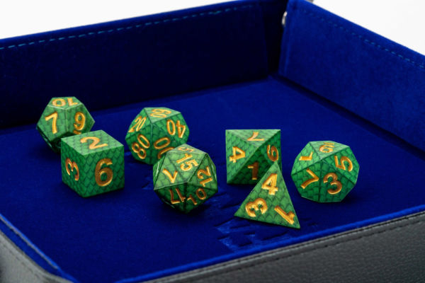 Dragon Storm Silicone Dice Set Green