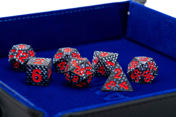 Dragon Storm Silicone Dice Set Black