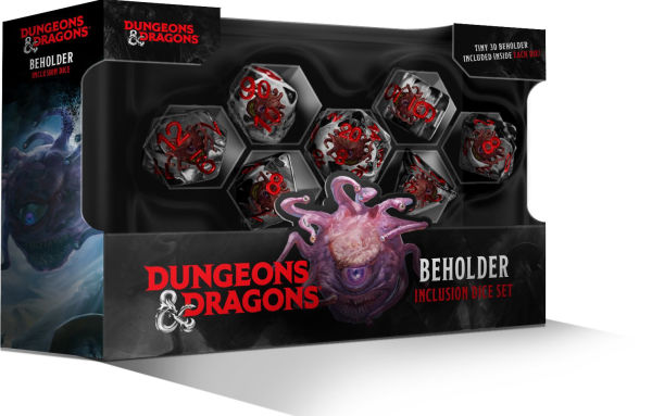 D&D Beholder Resin Poly Dice Set