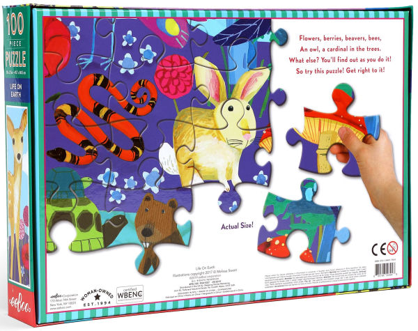 100 Piece Puzzle Life on Earth