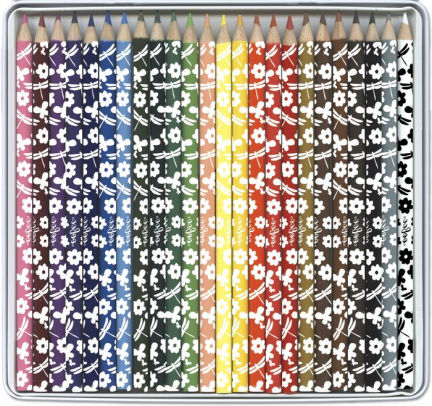 Life on Earth Colored Pencils - Set of 24 in Tin by Eeboo | Barnes & Noble®