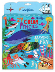 Title: In The Sea 24 Colored Pencils in Paper Box