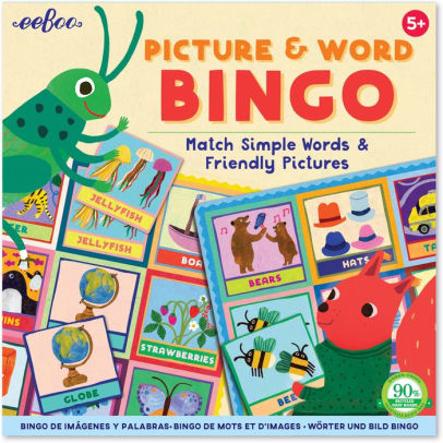 picture word bingo 689196507700 item barnes noble word bingo