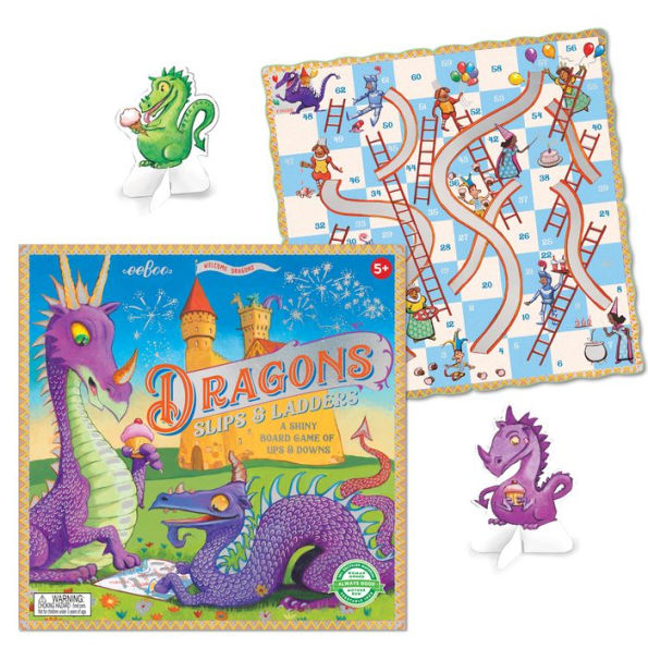 Dragons Slips and Ladders Board Game