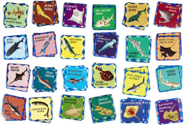 Shiny Shark Memory and Matching Game
