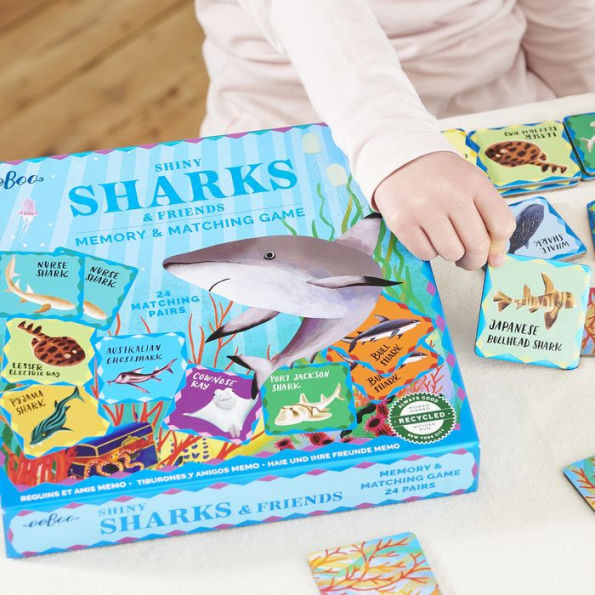 Shiny Shark Memory and Matching Game