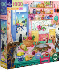 Pink Kitchen 1,000 Piece Square Puzzle