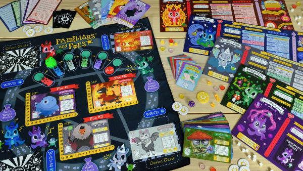 Familiars and Foes: Cooperative Campaign Game by Horrible Adorables