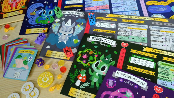 Familiars and Foes: Cooperative Campaign Game by Horrible Adorables