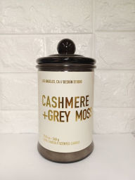 Title: Cashmere Grey Moss Lab Jar - 19 oz