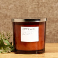 Title: Spiced Tobacco 3-Wick Candle - 22 oz