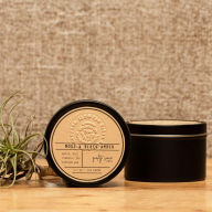 Title: Moss & Black Amber Candle Travel Tin - 5.7 oz