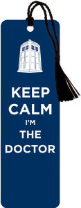 Title: Doctor Who Keep Calm I'm the Doctor Paper Bookmark, Author: Culturenik