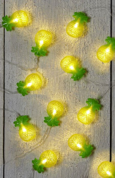 String Lights LED Novelty Pineapples (1.15inchx1.77inch) 10ft PDQ