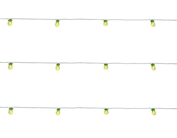 String Lights LED Novelty Pineapples (1.15inchx1.77inch) 10ft PDQ