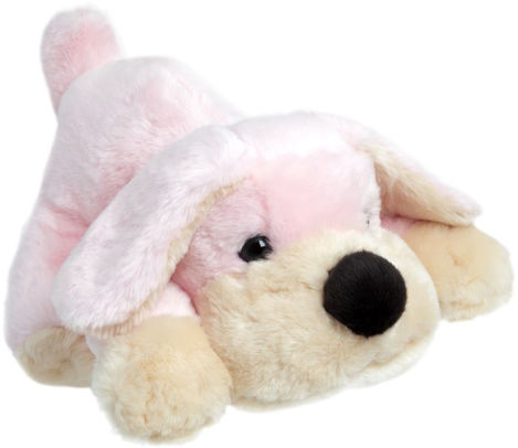 pink dog plush