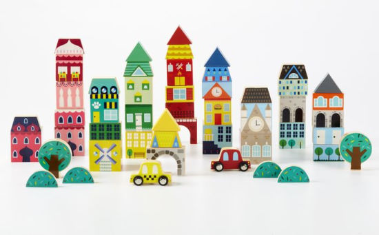 fao schwarz wood castle blocks