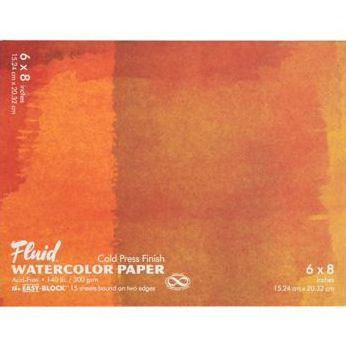 Fluid Watercolor Paper 6x8