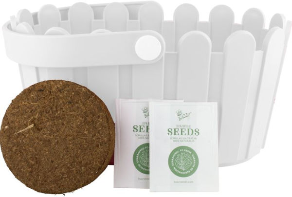 Strawberry Patch Basket Grow Kit - White