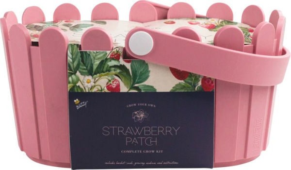 Strawberry Patch Basket Grow Kit - Pink