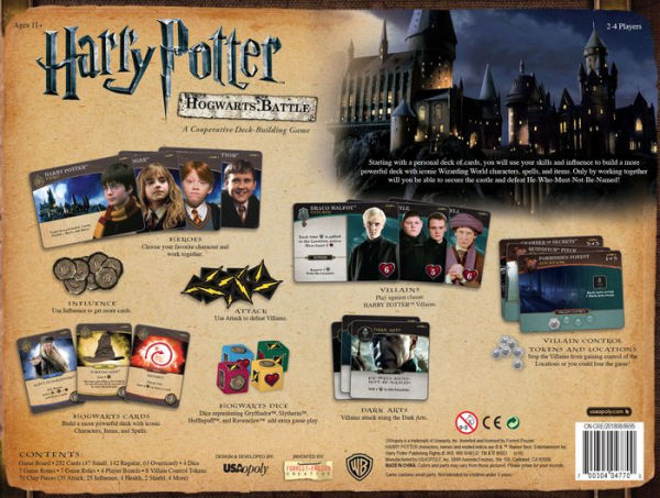 Harry Potter Hogwarts Battle: A Cooperative Deck-Building Game by