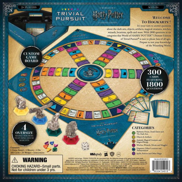 Compra Trivial Pursuit Harry Potter Edition Original