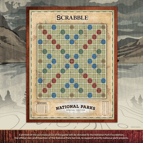 Scrabble: National Parks Special Edition Crossword Game