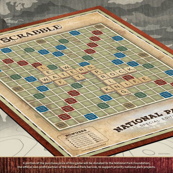 Scrabble: National Parks Special Edition Crossword Game