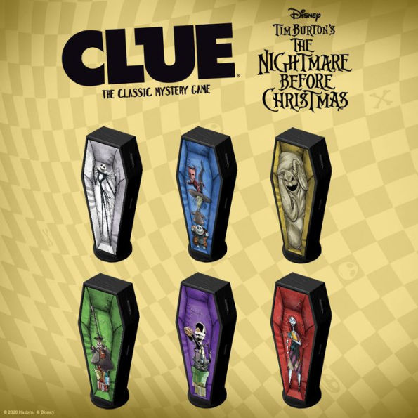 Clue – Tim Burton's “The Nightmare Before Christmas” Edition: Board Game  Review – Horror And Sons