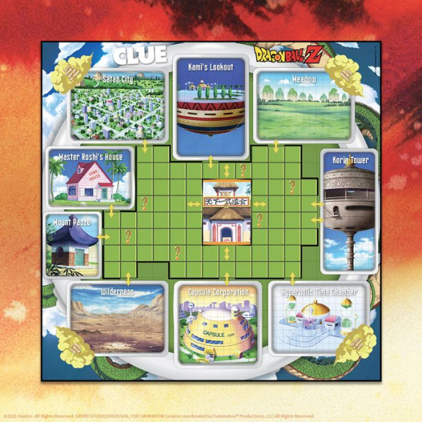  CLUE Dragon Ball Z, Collectible Clue Board Game Featuring Anime  Show