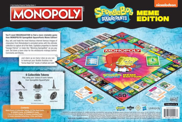 Monopoly: SpongeBob Meme Board Game