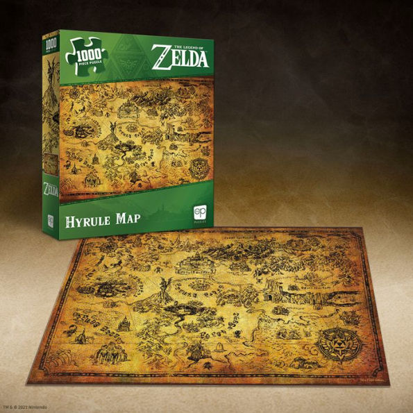 Hyrule Map from The Legend of Zelda: Breath of the Wild by James