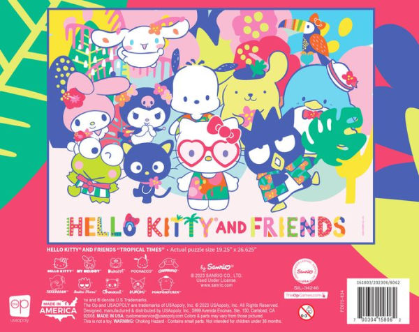 Hello Kitty and Friends Tropical Times 1000 Piece Puzzle