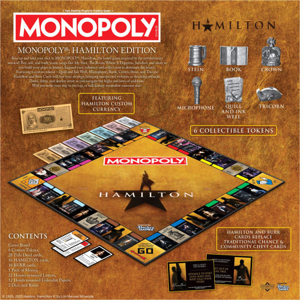 MONOPOLY: Hamilton (B&N Exclusive)