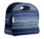 Stowe Neoprene Lunch Bag - Bogoian Mudcloth Navy