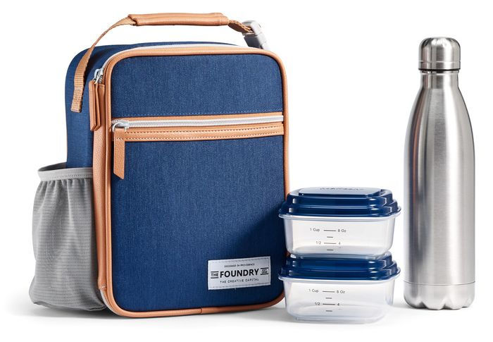 Thayer Lunch Kits - Includes 2 Side Containers & Stainless Steel Bottle ...