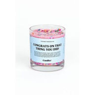 Title: Congrats Candle