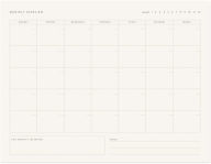 Title: Monthly Overview Notepad