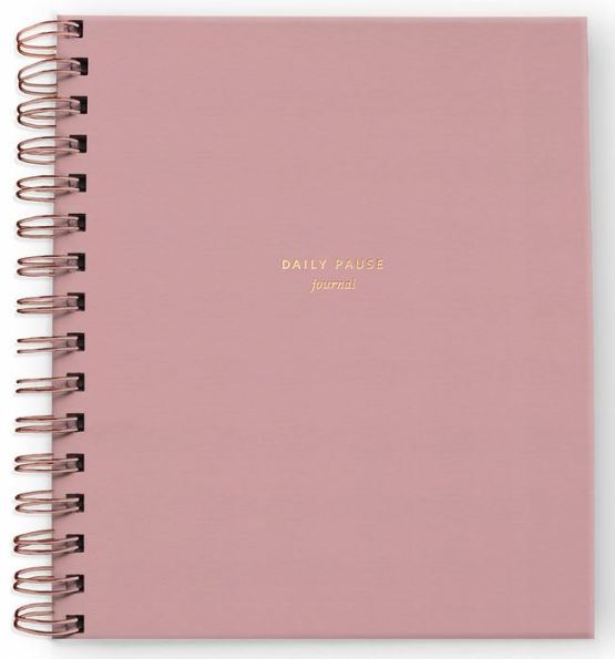 Daily Pause Journal in Dusty Rose