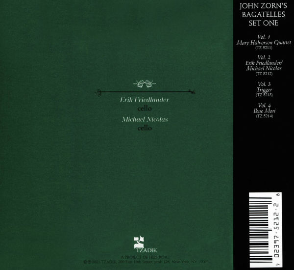 John Zorn: Bagatelles, Vol. 2