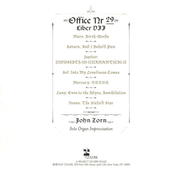 The Hermetic Organ, Vol. 9: Liber VII