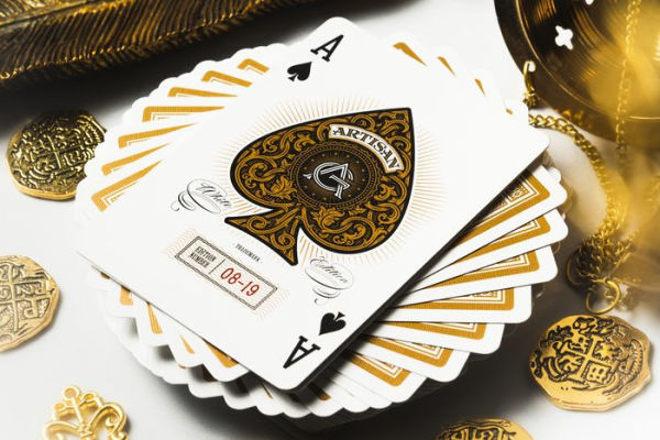 White Artisans Playing Cards