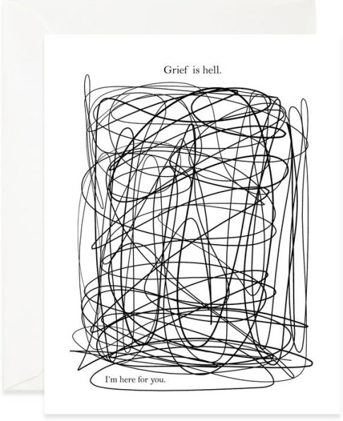 Grief is Hell Sympathy Card