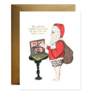 Title: Zoom Santa Christmas Card