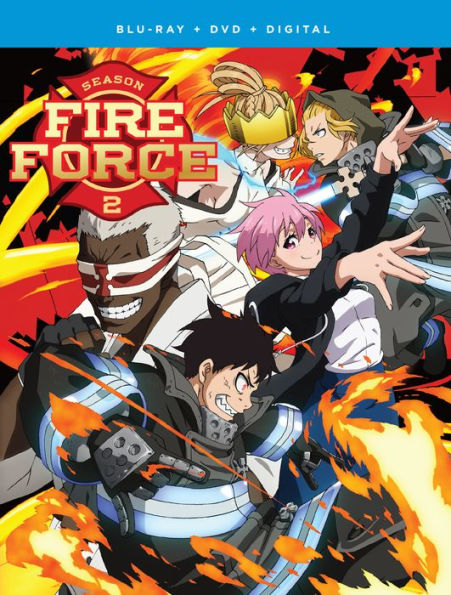Fire Force: Season 2 - Part 1 [Blu-ray/DVD] [4 Discs]