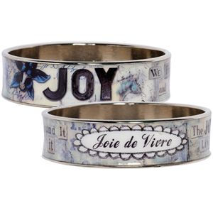 Santa Barbara BGLL-9510D Sally Jean Bangle Wide - Joy